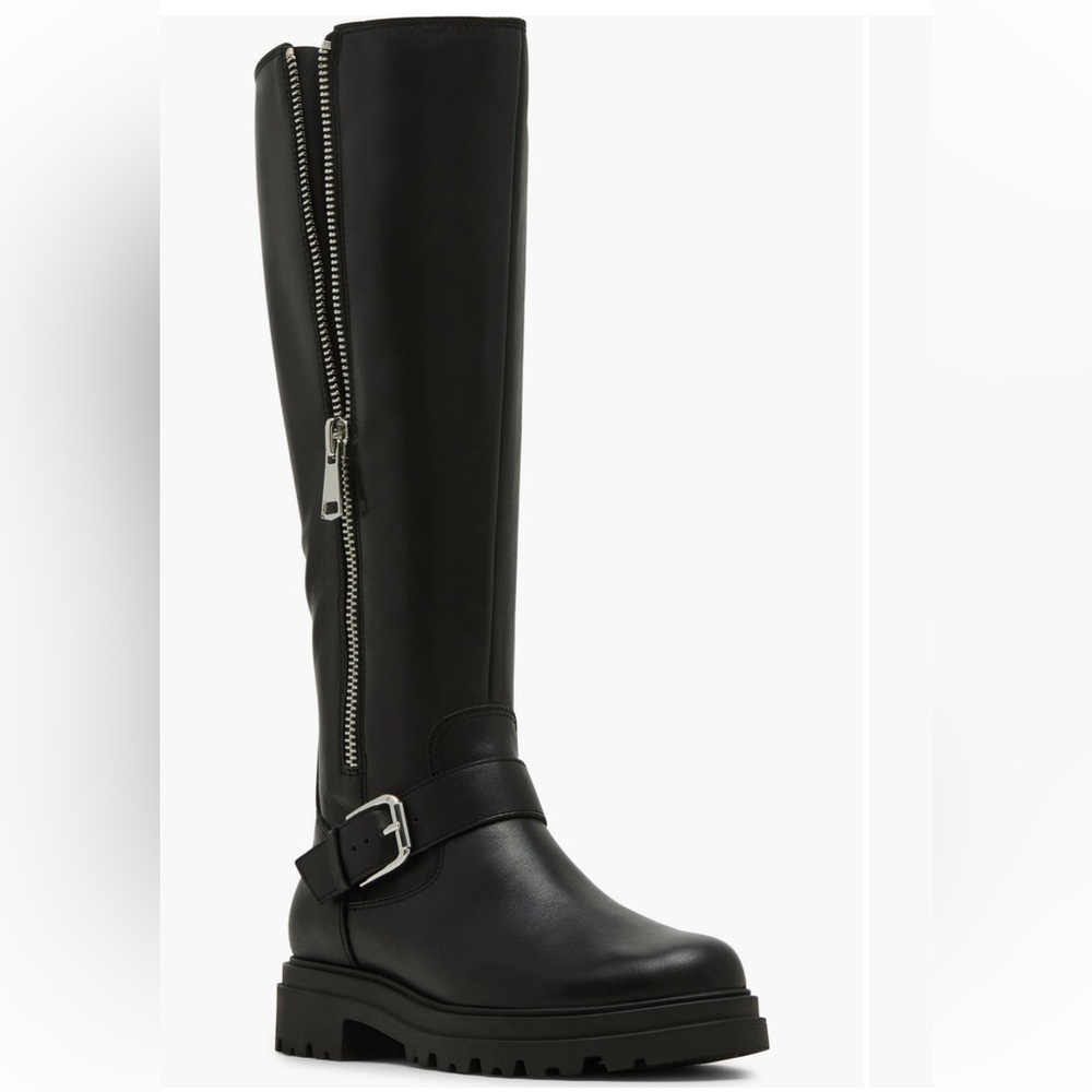 NWOT Blondo Taylor Lug Sole Boot In Black Size 7.5